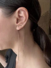 Load image into Gallery viewer, Soga Earring - 24k Gold Plated Chain Threader Earring