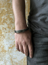 Load image into Gallery viewer, Acer Bracelet - Oxidized Stainless Steel Men Bracelet