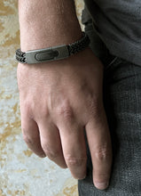 Load image into Gallery viewer, Acer Bracelet - Oxidized Stainless Steel Men Bracelet