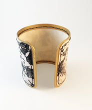 Load image into Gallery viewer, Marble Bracelet - Fabric Cuff Bracelet - MERCe