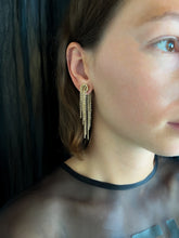 Load image into Gallery viewer, Bora Gold Earrings - 24k Gold Plated Tassel Double Sided Earrings