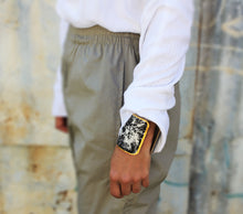 Load image into Gallery viewer, Marble Bracelet - Fabric Cuff Bracelet - MERCe