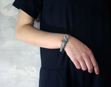 Load image into Gallery viewer, Karat Jasper Bracelet - Wabi Sabi Jasper and Silver Bracelet - MERCe