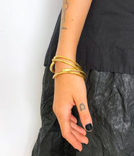 Load image into Gallery viewer, Remoli Bracelet- Raw Bronze Hammered Bangle