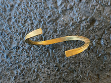 Load image into Gallery viewer, Remoli Bracelet- Raw Bronze Hammered Bangle
