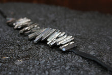 Load image into Gallery viewer, Terra Bracelet - Black Quartz Spikes Bracelet - MERCe