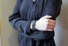 Load image into Gallery viewer, Terra Bracelet - Black Quartz Spikes Bracelet - MERCe