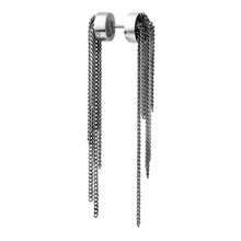 Load image into Gallery viewer, Bora Earrings - Sterling Silver Tassel Double Sided Earrings - MERCe