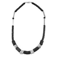 Load image into Gallery viewer, Ferro Necklace - Short Pyrite Necklace - MERCe