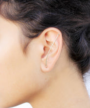 Load image into Gallery viewer, Bridge Earrings - 925 Silver Ear Climbers