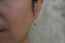 Load image into Gallery viewer, Safety Pin Earrings - Gold Safety Pin Earrings - MERCe