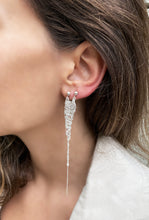 Load image into Gallery viewer, Tango Silver Earring - 925 Silver Chain Crochet Earring