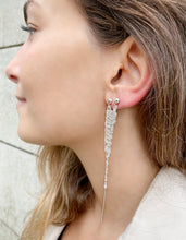 Load image into Gallery viewer, Tango Silver Earring - 925 Silver Chain Crochet Earring