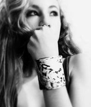 Load image into Gallery viewer, Marble Bracelet - Fabric Cuff Bracelet