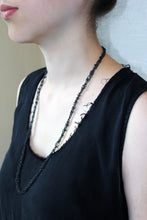 Load image into Gallery viewer, Doom Necklace - Oxidized Sterling Silver Chain Necklace - MERCe