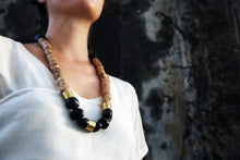 Load image into Gallery viewer, Nabuko Necklace - Bambook and Hawaiian Nut Necklace - MERCe
