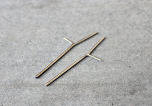 Load image into Gallery viewer, Rayo - Silver Strip Earrings - MERCe