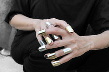 Load image into Gallery viewer, Unia Silver Ring - Sterling Silver Finger Nail Ring - MERCe