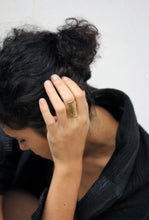 Load image into Gallery viewer, Boske Ring - Big gold statement ring - MERCe