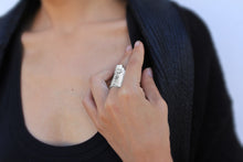 Load image into Gallery viewer, Boske Silver Ring - Big solid silver ring
