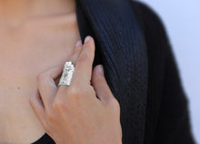 Load image into Gallery viewer, Boske Silver Ring - Big solid silver ring