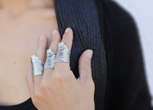 Load image into Gallery viewer, Boske Silver Ring - Big solid silver ring