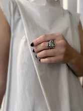 Load image into Gallery viewer, Root Ring - Adjustable Organic Silver Ring