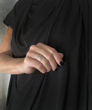 Load image into Gallery viewer, Tato Rings - Set of 5 Stackable Sterling Silver Rings