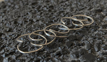 Load image into Gallery viewer, Tato Rings - Set of 5 Stackable Sterling Silver Rings