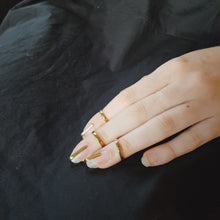 Load and play video in Gallery viewer, Cage Ring - Gold Fingernail Ring

