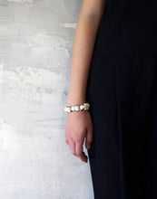 Load image into Gallery viewer, Edge Howlite Bracelet - Raw Howlite Gemstone Bracelet - MERCe