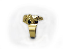 Load image into Gallery viewer, Rokita Gold Earring - Gold Filled Nugget Ring - MERCe