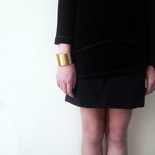 Load image into Gallery viewer, Ronda Bracelet - Wide Round Bronze Cuff Bracelet - MERCe