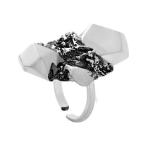 Load image into Gallery viewer, Roka Silver Ring - Big Sterling Silver Nugget Ring - MERCe