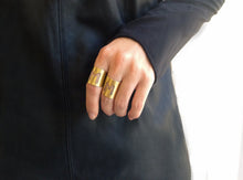 Load image into Gallery viewer, Personalized Big M Letter Ring - MERCe