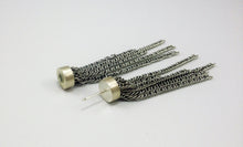 Load image into Gallery viewer, Bora Earrings - Sterling Silver Tassel Double Sided Earrings - MERCe
