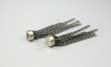 Load image into Gallery viewer, Bora Earrings - Sterling Silver Tassel Double Sided Earrings - MERCe