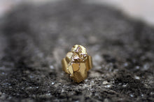 Load image into Gallery viewer, Rokita Gold Earring - Gold Filled Nugget Ring - MERCe