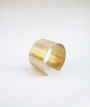 Load image into Gallery viewer, Ronda Bracelet - Wide Round Bronze Cuff Bracelet - MERCe