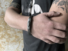 Load image into Gallery viewer, Acer Bracelet - Oxidized Stainless Steel Men Bracelet
