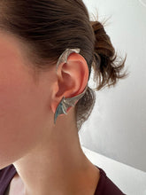 Load image into Gallery viewer, Dragon Earring - Silver Ear Cuff
