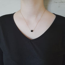 Load and play video in Gallery viewer, Solo Necklace - Black Tourmaline Necklace
