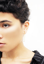 Load image into Gallery viewer, Bridge Earrings - Gold Ear Climbers - MERCe
