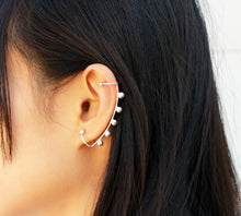 Load image into Gallery viewer, Arco Earring - Sterling Silver Ear Climber, Silver Ear Crawler - MERCe
