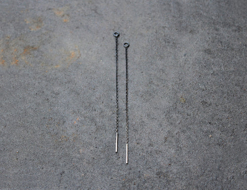 Silver Threader Earrings - MERCe