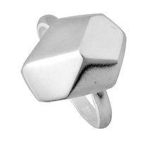 Load image into Gallery viewer, Hema Silver Ring - Sterling Silver Ring, Geometric Ring - MERCe
