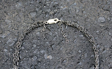 Load image into Gallery viewer, Doom Necklace - Oxidized Sterling Silver Chain Necklace - MERCe
