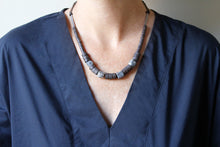 Load image into Gallery viewer, Ferro Necklace - Short Pyrite Necklace - MERCe

