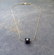 Load image into Gallery viewer, Solo Necklace - Black Tourmaline Necklace - MERCe
