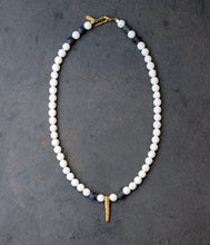 Load image into Gallery viewer, Unno White Necklace - White Stone Necklace, White Coral Necklace - MERCe
